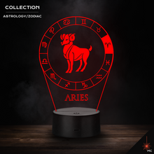 Load image into Gallery viewer, LED Lamp - Aries (Astrology / Zodiac)