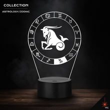 Load image into Gallery viewer, LED Lamp - Capricorn (Astrology / Zodiac)
