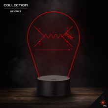 Load image into Gallery viewer, LED Lamp - Feynman Diagram (Science)