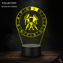 Load image into Gallery viewer, LED Lamp - Gemini (Astrology / Zodiac)