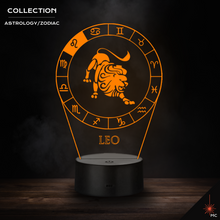 Load image into Gallery viewer, LED Lamp - Leo (Astrology / Zodiac)