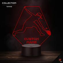 Load image into Gallery viewer, Design Your Own - Custom Tennis LED Lamp (Male / Female)