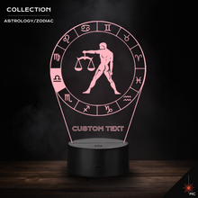 Load image into Gallery viewer, LED Lamp - Libra (Astrology / Zodiac)