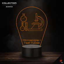 Load image into Gallery viewer, LED Lamp - Microscope + Test Tubes (Science)