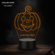 Load image into Gallery viewer, LED Lamp - Jack-O-Lantern (Halloween)