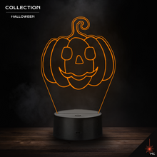 Load image into Gallery viewer, LED Lamp - Jack-O-Lantern (Halloween)