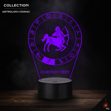 Load image into Gallery viewer, LED Lamp - Sagittarius (Astrology / Zodiac)