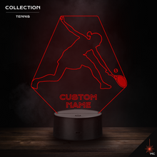 Load image into Gallery viewer, Design Your Own - Custom Tennis LED Lamp (Male / Female)
