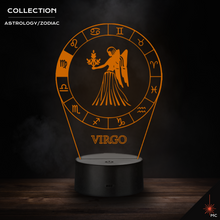 Load image into Gallery viewer, LED Lamp - Virgo (Astrology / Zodiac)