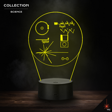 Load image into Gallery viewer, LED Lamp - Voyager Golden Record (Science)