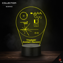 Load image into Gallery viewer, LED Lamp - Voyager Golden Record (Science)