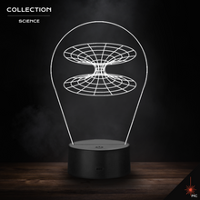 Load image into Gallery viewer, LED Lamp - General Relativity Curve / Black Hole (Science)