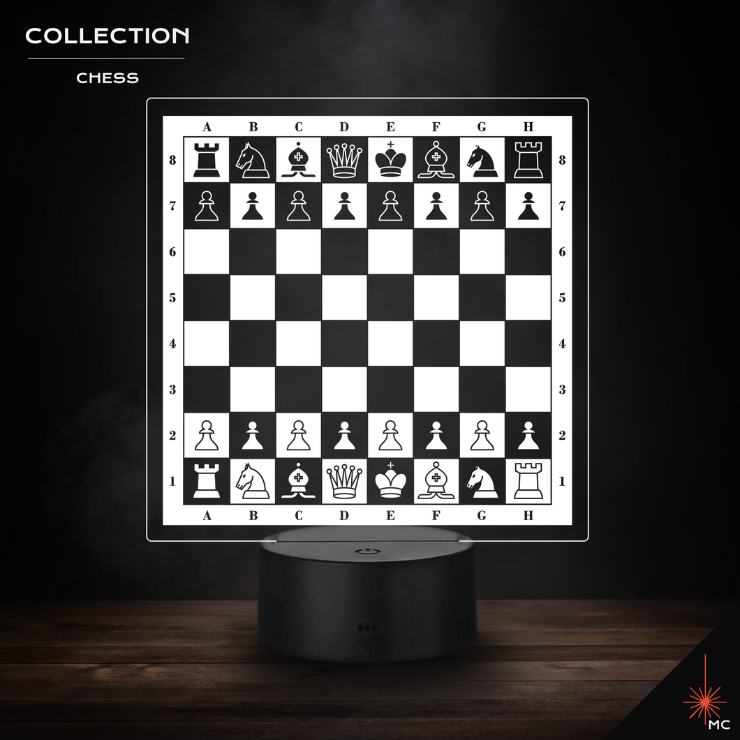 LED Lamp - Chessboard (Chess)