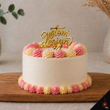 Load image into Gallery viewer, Custom Standing Acrylic Cake Topper [Stencils &amp; Toppers]
