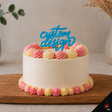 Load image into Gallery viewer, Custom Standing Acrylic Cake Topper [Stencils &amp; Toppers]
