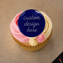 Load image into Gallery viewer, Custom Flat Acrylic Cupcake Topper [Stencils &amp; Toppers]
