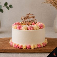 Load image into Gallery viewer, Custom Standing Acrylic Cake Topper [Stencils &amp; Toppers]
