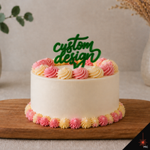 Load image into Gallery viewer, Custom Standing Acrylic Cake Topper [Stencils &amp; Toppers]
