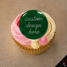 Load image into Gallery viewer, Custom Flat Acrylic Cupcake Topper [Stencils &amp; Toppers]
