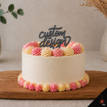 Load image into Gallery viewer, Custom Standing Acrylic Cake Topper [Stencils &amp; Toppers]
