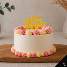 Load image into Gallery viewer, Custom Standing Acrylic Cake Topper [Stencils &amp; Toppers]
