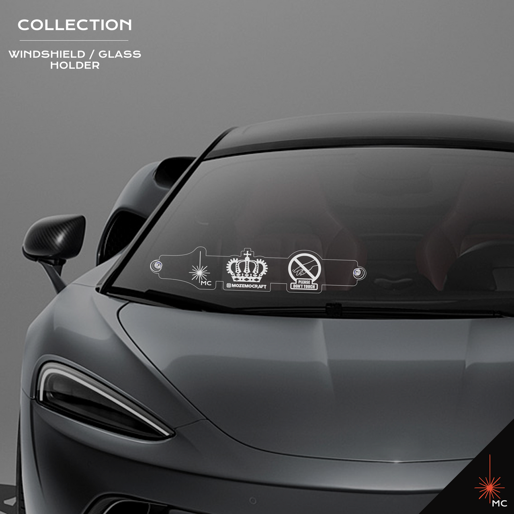 Custom Car Windshield / Glass Suction Holder Prop Display (Motor Vehicle Accessories)