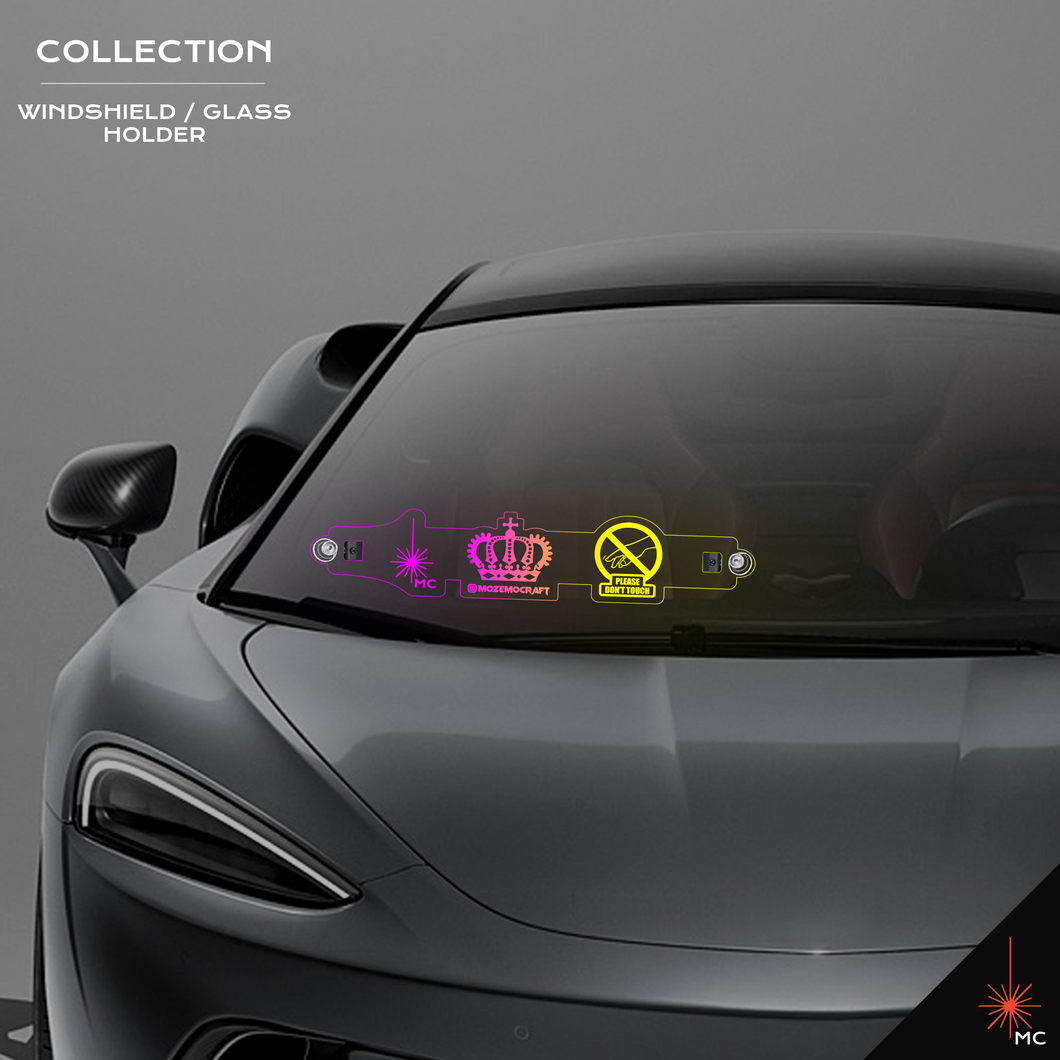 Custom LED Car Windshield / Glass Suction Holder Prop Display (Motor Vehicle Accessories)