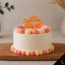 Load image into Gallery viewer, Custom Standing Acrylic Cake Topper [Stencils &amp; Toppers]
