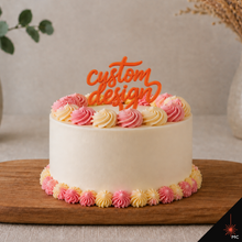 Load image into Gallery viewer, Custom Standing Acrylic Cake Topper [Stencils &amp; Toppers]
