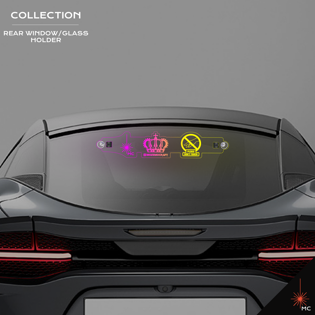 Custom LED Car Rear Window / Glass Suction Holder Prop Display (Motor Vehicle Accessories)