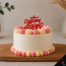 Load image into Gallery viewer, Custom Standing Acrylic Cake Topper [Stencils &amp; Toppers]
