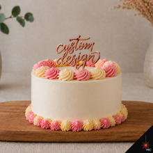 Load image into Gallery viewer, Custom Standing Acrylic Cake Topper [Stencils &amp; Toppers]
