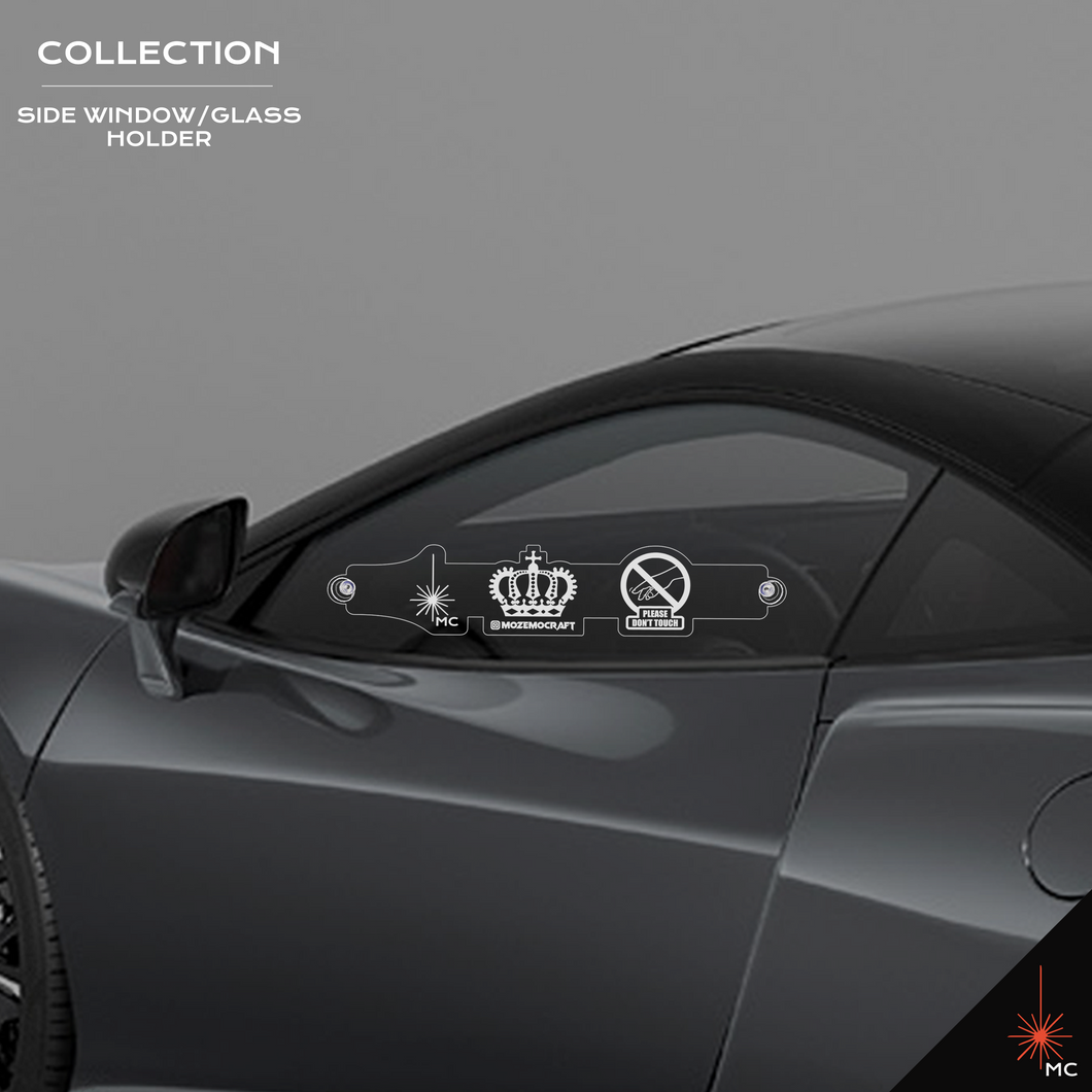 Custom Car Side Window / Glass Suction Holder Prop Display (Motor Vehicle Accessories)