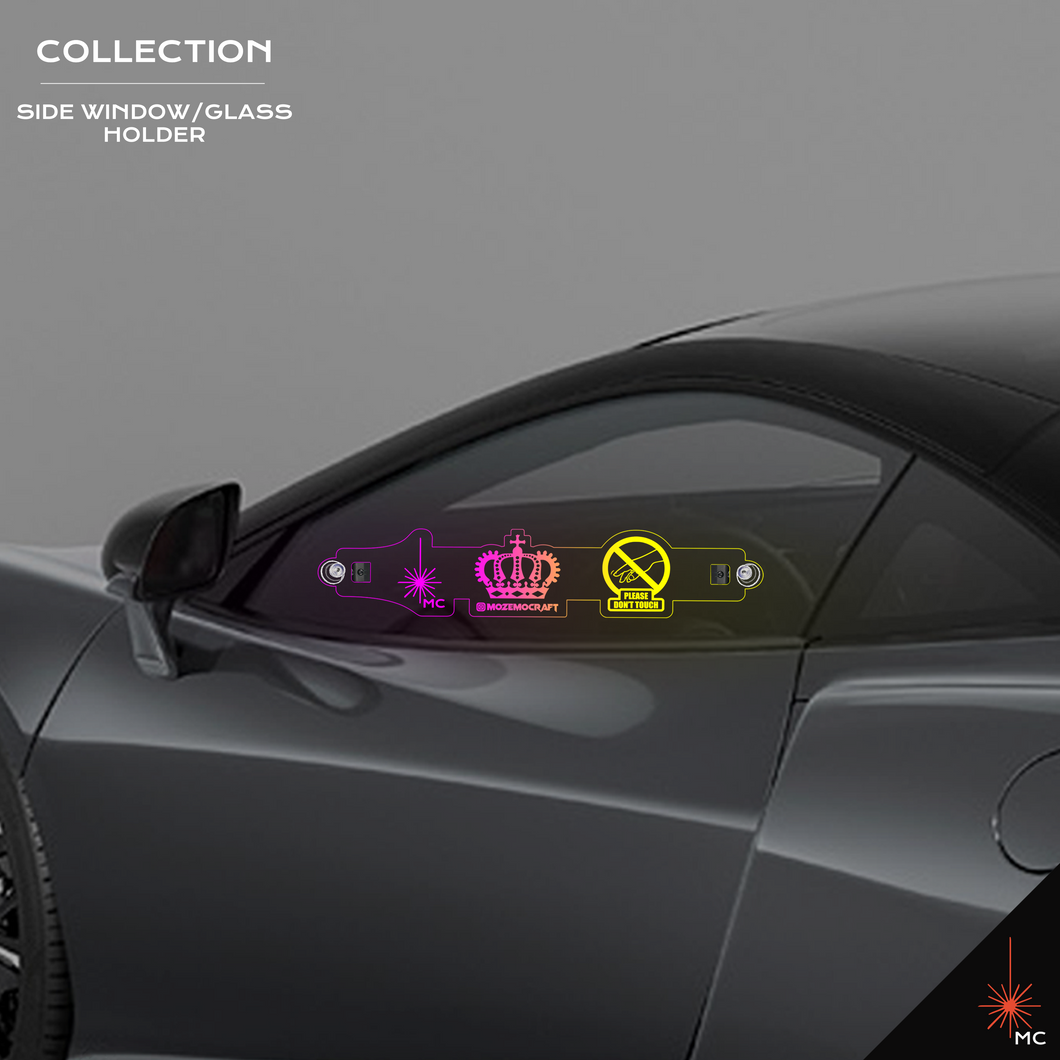Custom LED Car Side Window / Glass Suction Holder Prop Display (Motor Vehicle Accessories)