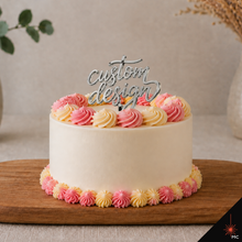 Load image into Gallery viewer, Custom Standing Acrylic Cake Topper [Stencils &amp; Toppers]
