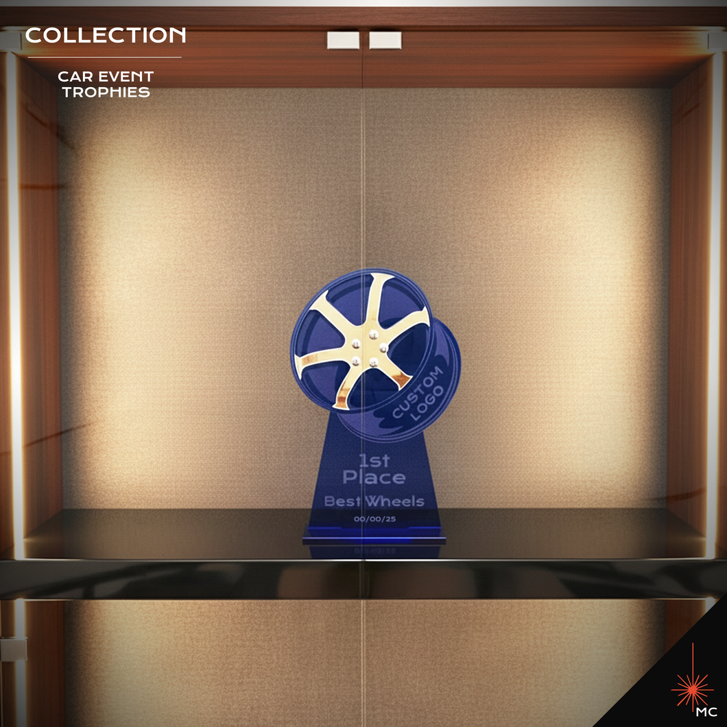 Custom Wheel / Rim Spoke Award (Car Event Trophy)