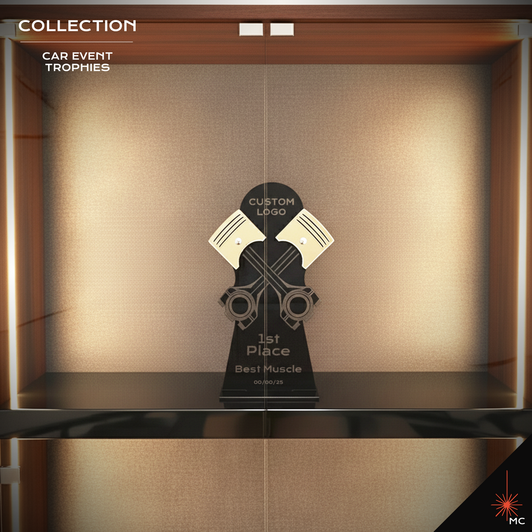 Custom Engine Pistons Award (Car Event Trophy)