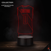 Design Your Own - Custom Australian Rules Football Jersey LED Lamp