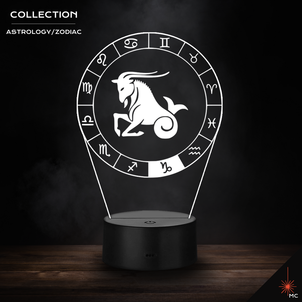 LED Lamp - Capricorn (Astrology / Zodiac)