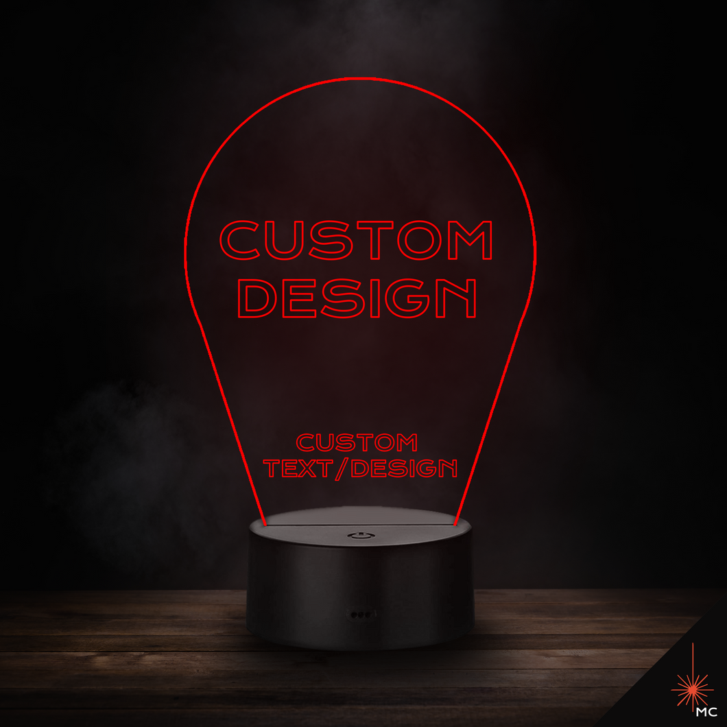 Design Your Own - Custom LED Lamp – Mozemo Craft