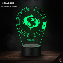 Load image into Gallery viewer, LED Lamp - Pisces (Astrology / Zodiac)
