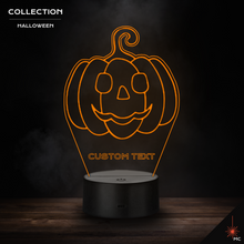 Load image into Gallery viewer, LED Lamp - Jack-O-Lantern (Halloween)
