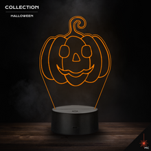Load image into Gallery viewer, LED Lamp - Jack-O-Lantern (Halloween)
