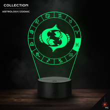 Load image into Gallery viewer, LED Lamp - Pisces (Astrology / Zodiac)
