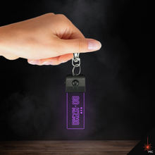 Load image into Gallery viewer, Design Your Own - Custom Vehicle Registration LED Keychain
