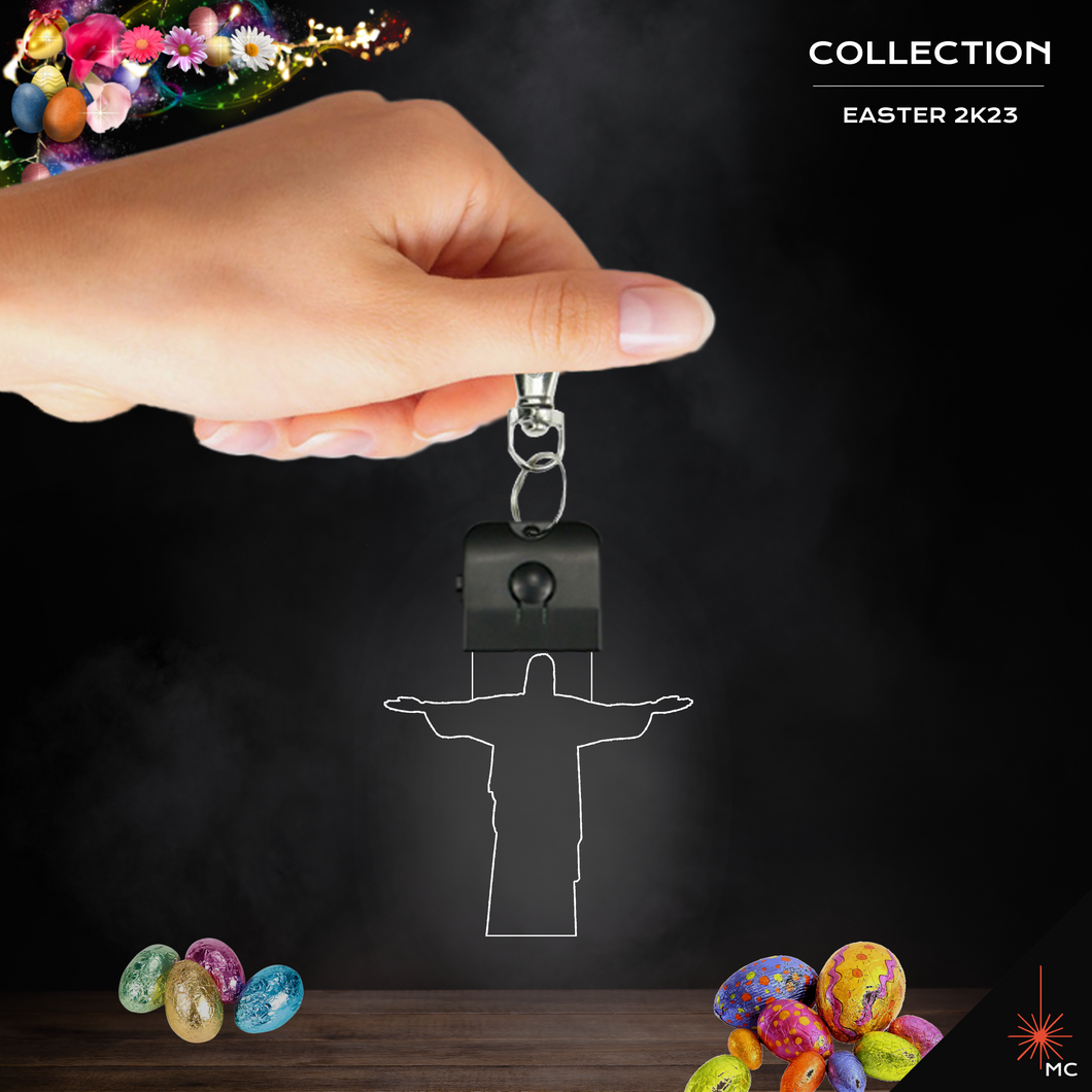 LED Keychain - Rising Jesus (Easter)