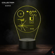 Load image into Gallery viewer, LED Lamp - Voyager Golden Record (Science)
