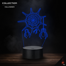 Load image into Gallery viewer, LED Lamp - Spider Web (Halloween)
