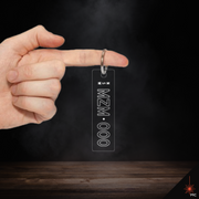 Design Your Own - Custom Vehicle Registration Number Plate Keychain